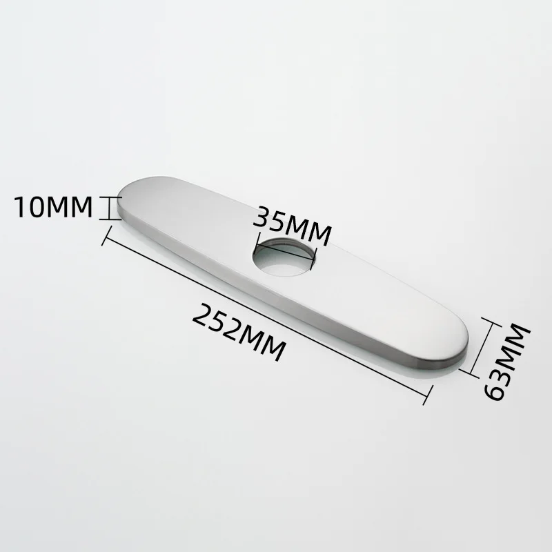 Stainlesss steel basin faucet decoration cup long short water tap installation cover decoration cup