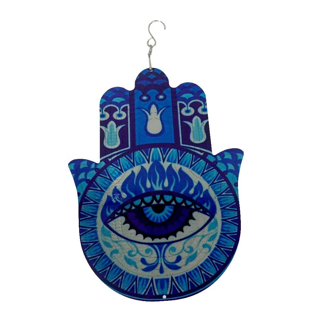 2024 распродажа садовый дворовой декор пальмистика ручная лазерная резка 3d металлическая нержавеющая сталь ветровой Спиннер