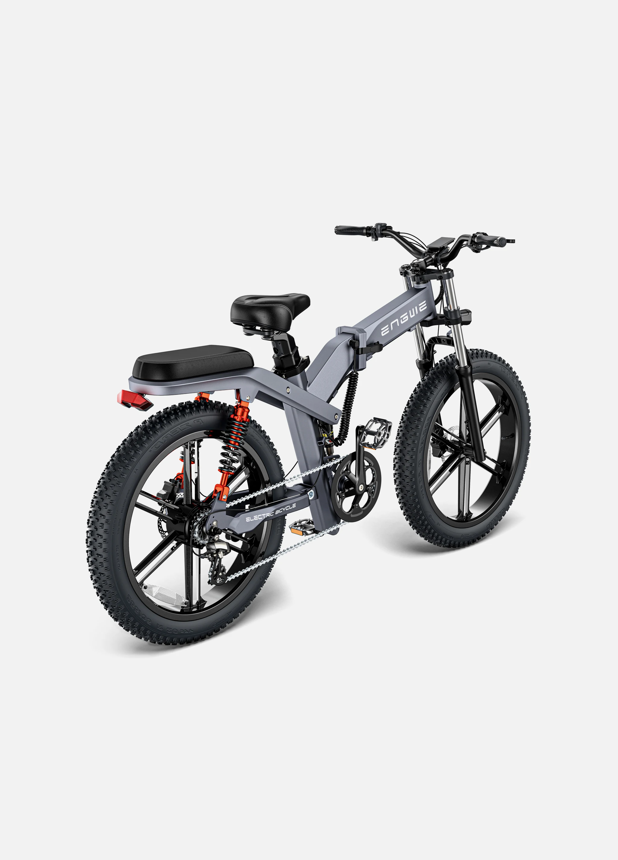ENGWE X26 Double Battery US Warehouse folding Motorcycle 48V28Ah 1000W 26inch fat tires hydraulic oil electric mountain bicycle