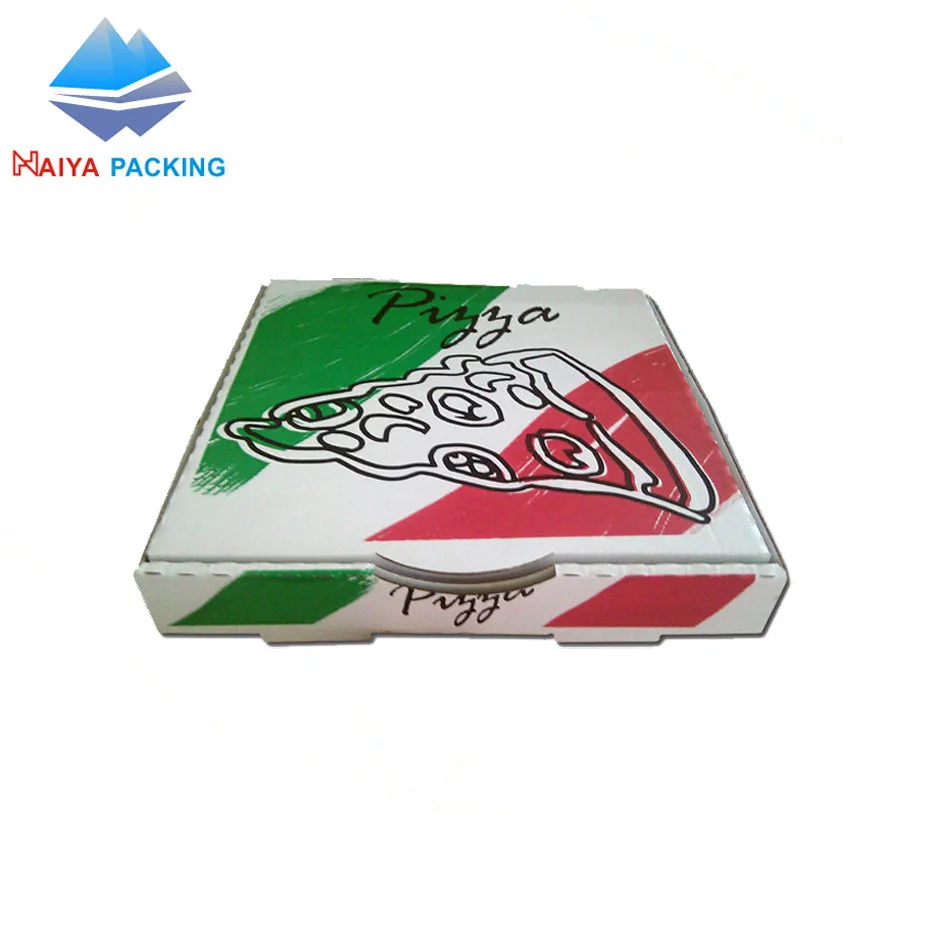 New Style Food Packaging Box Customize Size Corrugated Pizza Delivery Box