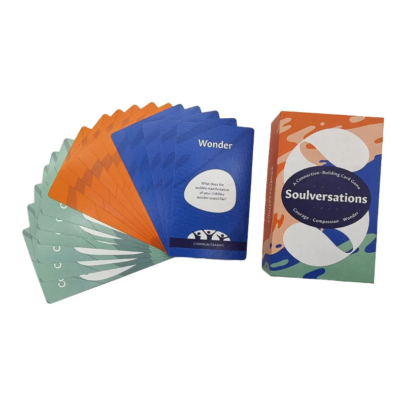Custom Card Game Maker Doubt Courage Sympathy Emotional Connections Personalized Card Game