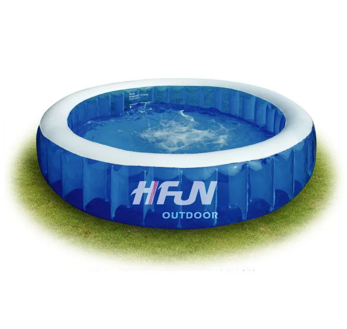 Надувной бассейн 240*63 см мягкий круглая форма ПВХ пластиковый складной для использования на открытом воздухе и аксессуары