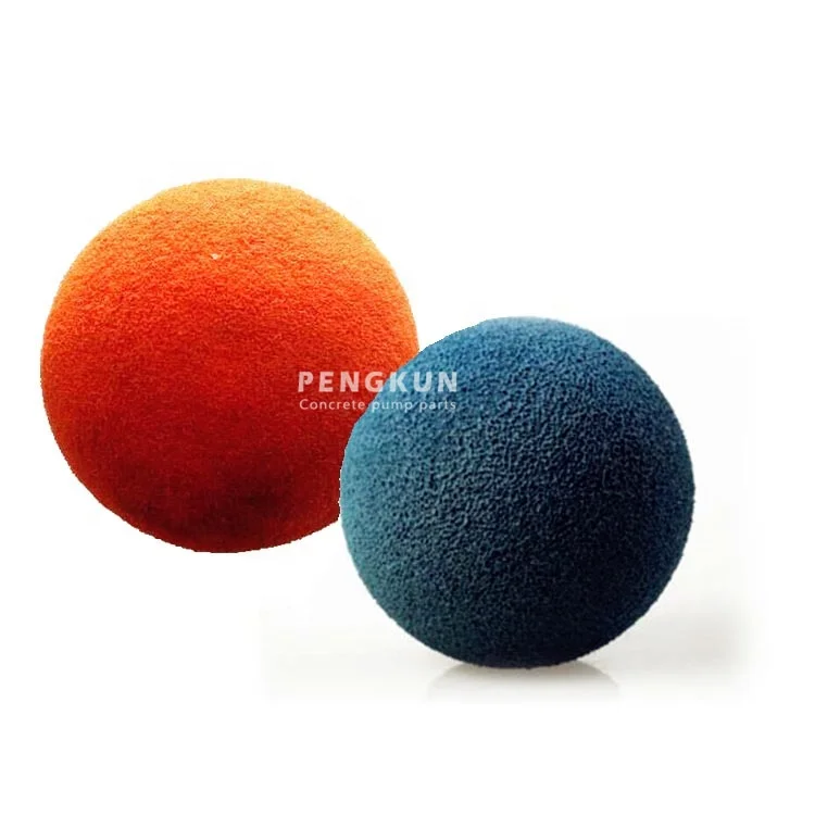 concrete pumps cleaning sponge ball  concrete pump parts dn125 sponge cleaning ball