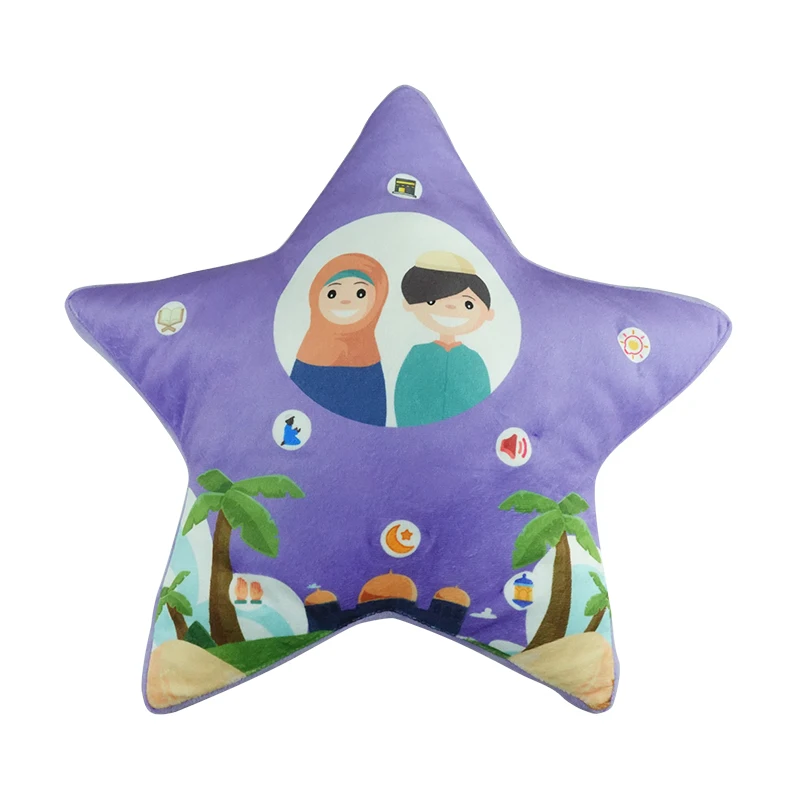 2022 LED mp3 al quran player quran reader pillow unique holy islamic gift digital quran pillow speaker for kids
