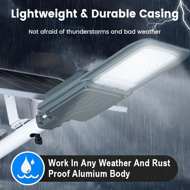 IP65 Waterproof 100W-600W Smart Control Aluminum Split Street Light Lamp Outdoor LED Solar Road Use Smart Solar Street Light