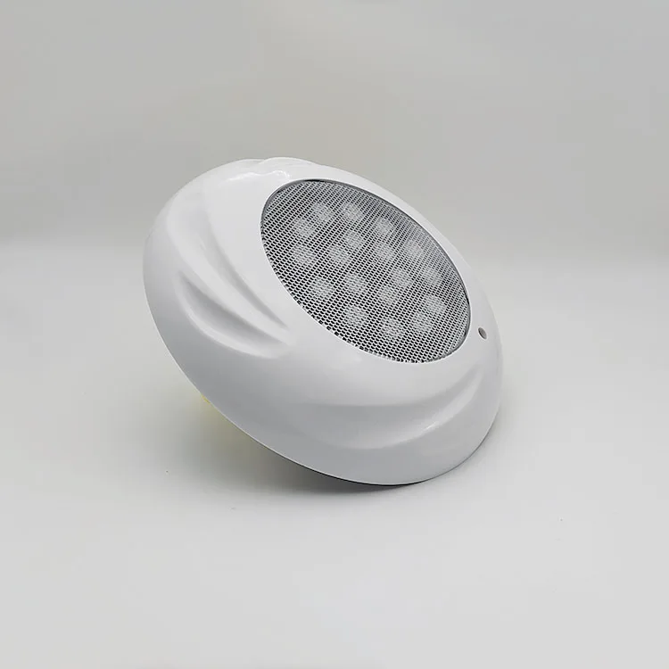 Waterproof IP68 remote control ABS plastic Pond Lamp Color Changing 12V RGB Underwater Wall Mount LED Swimming Pool Lights