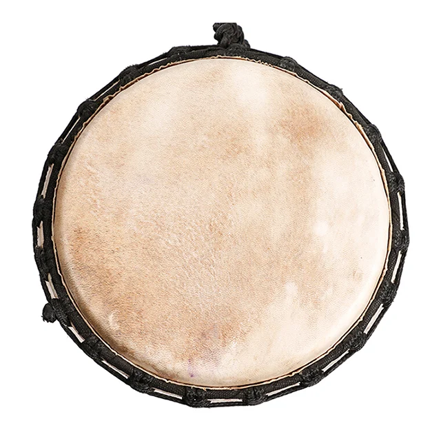 12 'Деревянная Кожа Африканский барабан (с заклепками по контуру подошвы)-слон