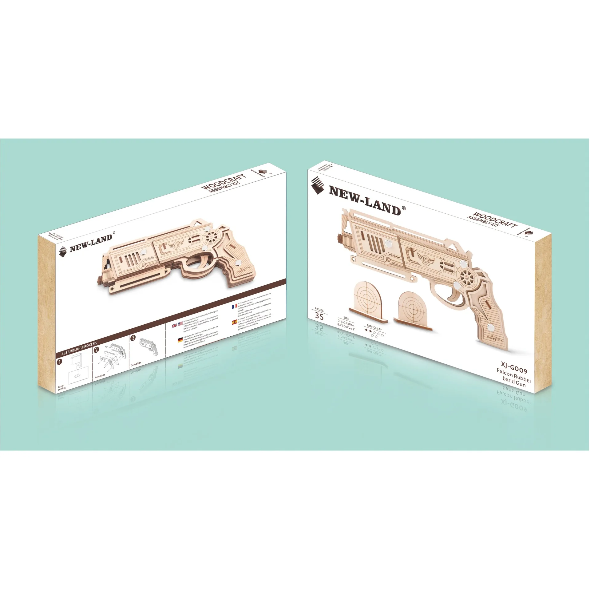 Discount Price Rubber Band Gun 3D Diy Manual Jigsaw Puzzle Board Toy For Adults