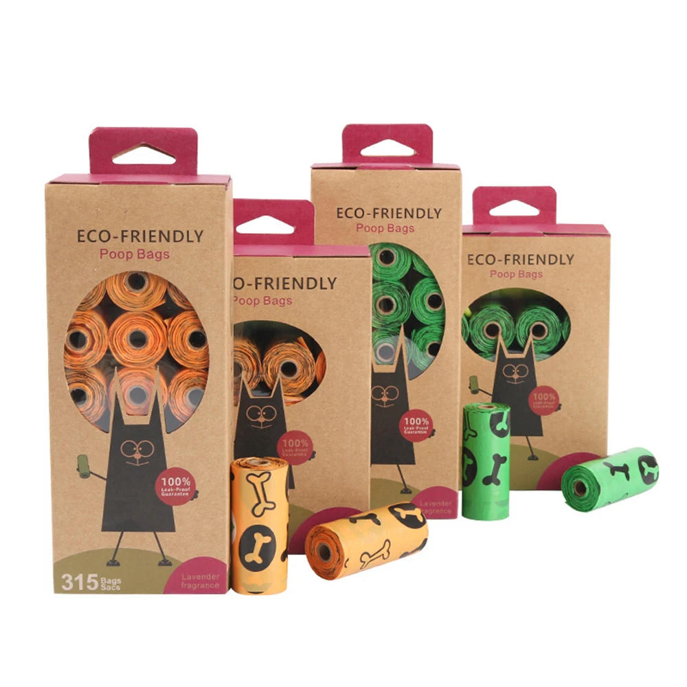 Wholesale Custom Go Out Easy to Carry Dog Poop Bags Biodegradable  plastic carry bags Pet Poop Bags