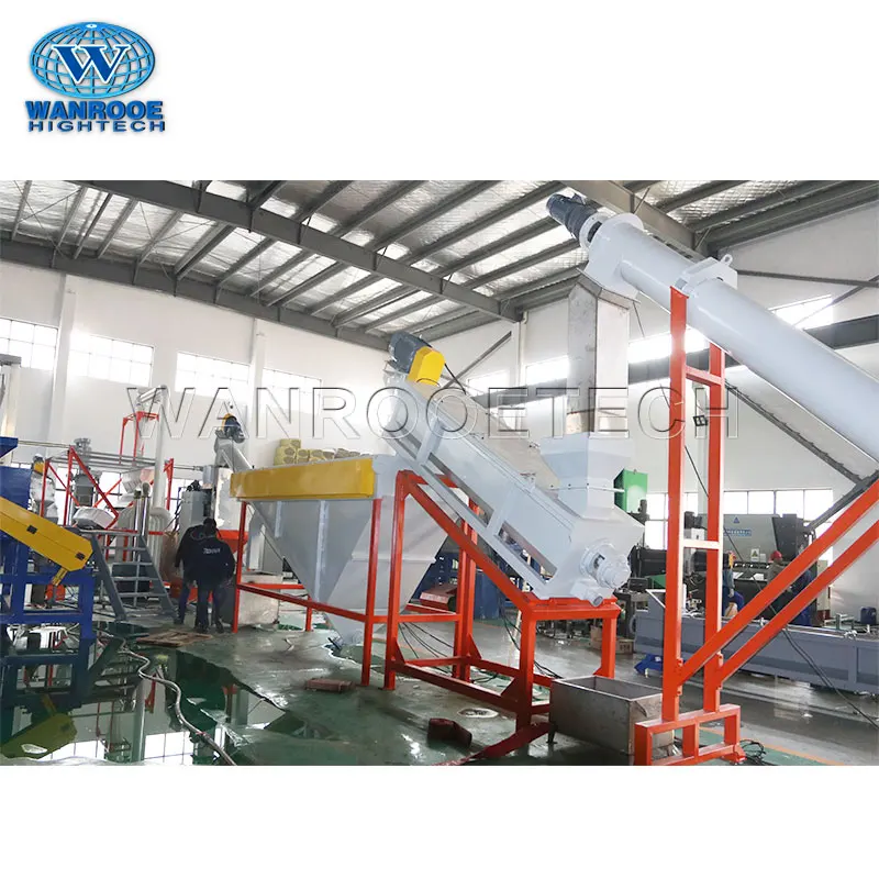 Переработанные ПЭТ хлопья серии PNQT, стиральная машина, пластиковая бутылка, стиральная линия