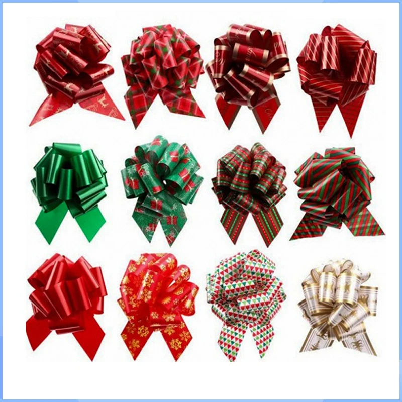 Hot Sales Gift Basket Box Bag Wrapping Decorations Anniversary Party Christmas Wedding Birthday Ribbon Pull Bow