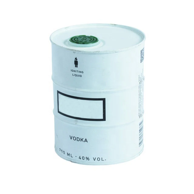 Пищевая Россия жестяная банка для водки с 24 мм пресс-ложкой для водки нефть