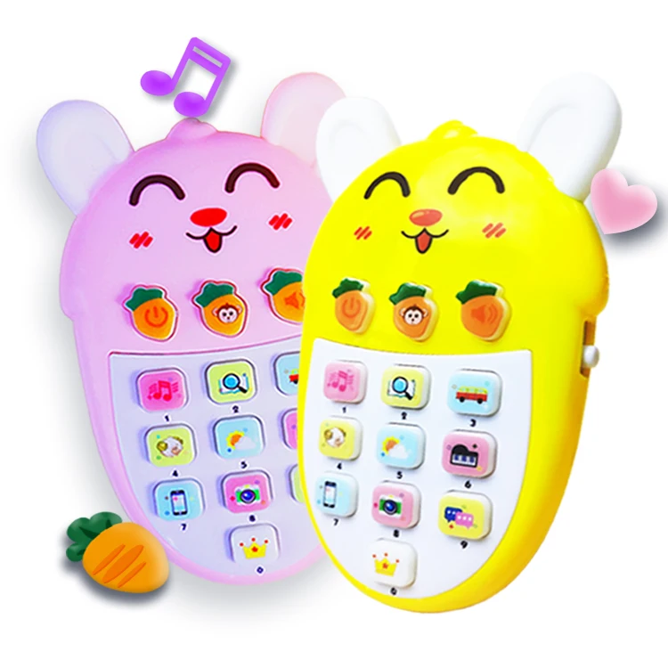 Kids Baby 0-12 Months Early Educational Tiny Touch Plastic Toy Suppliers Learning Musical Mobile Phone Toy Molds