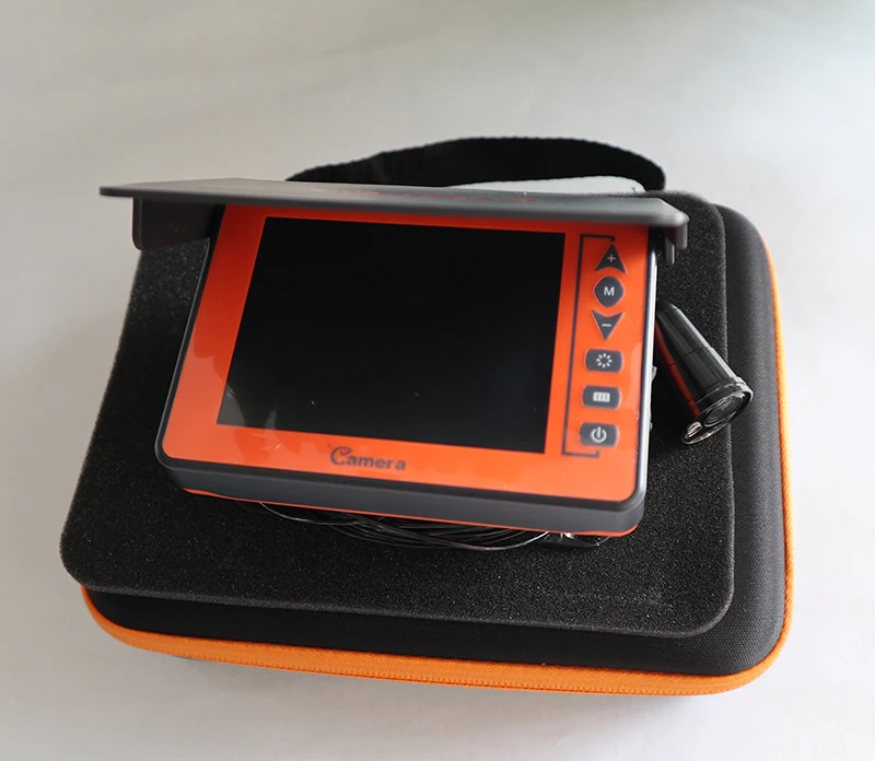 Wild fishing equipment 4inch 15m 20m 30m night vision renovate waterproof fish detector underwater camera with cable For gif