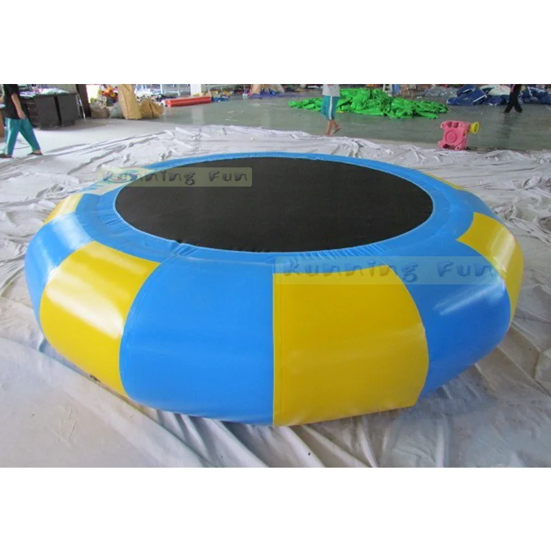 Cheap Water Park Inflatable Floating Water Trampoline Water Game Toy Jumping Blob Trampoline For Sale