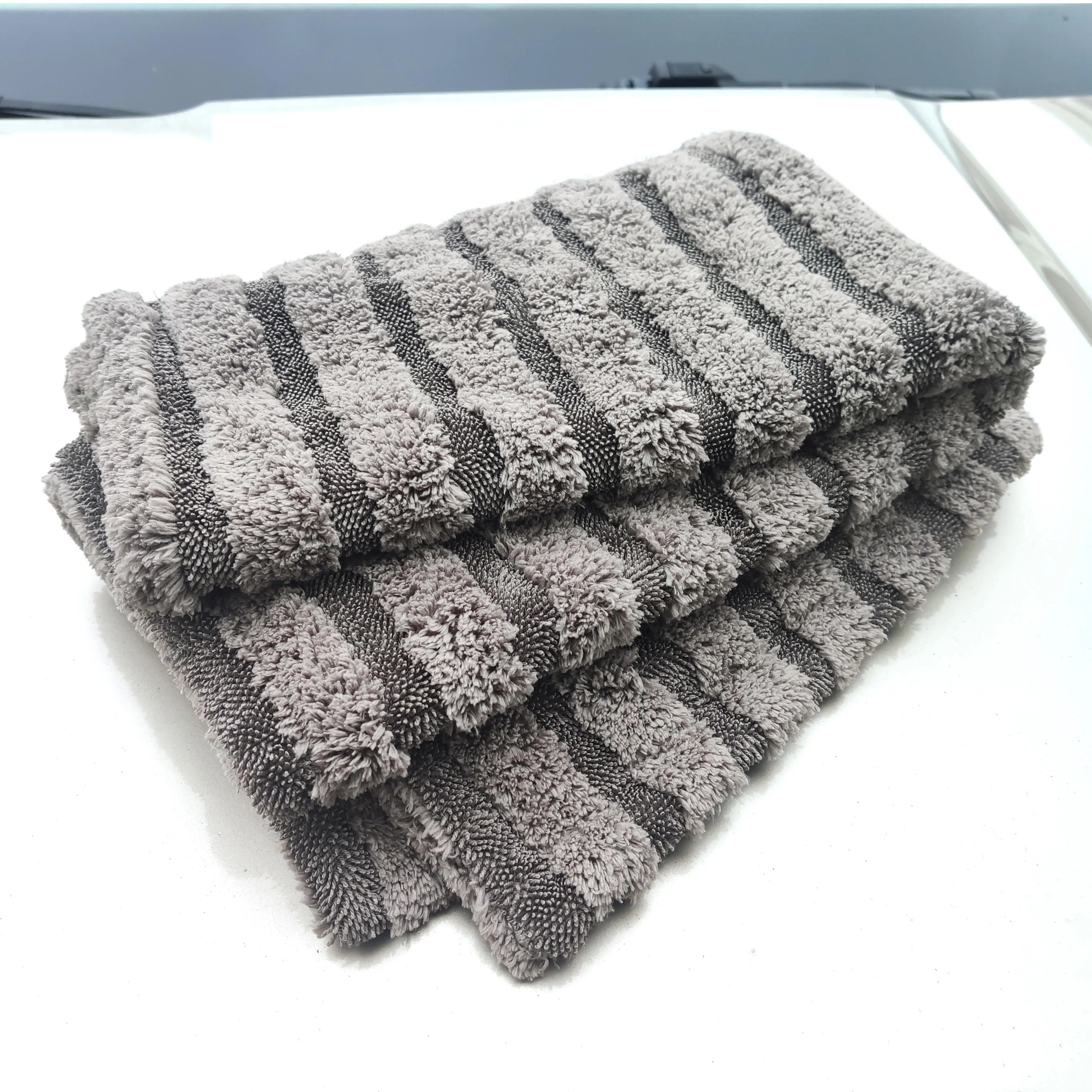 Premium 70x90cm Dual Layer Car Detailing Microfiber Twisted Drying Towel, Hybrid Twister Towel for Car Drying