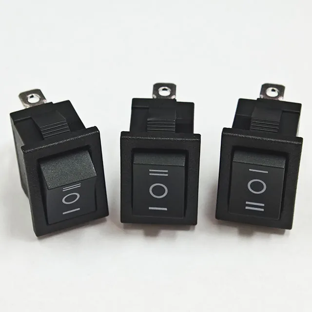 Переключатель 10A 125VAC 6A 250VAC ON OFF ON crocker переключатель SPDT 3Pin KCD1 с клеммами припоя
