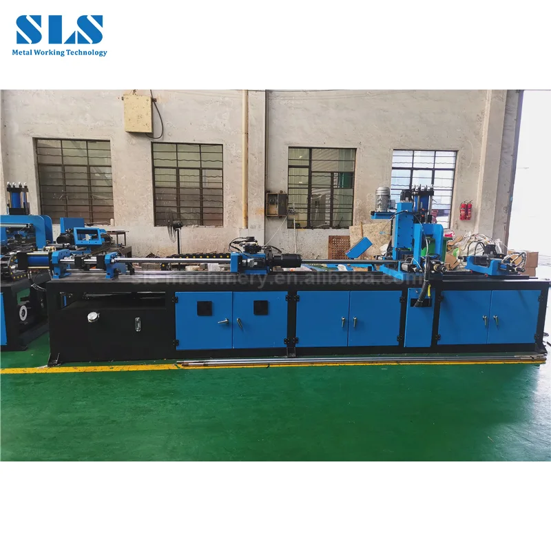 Automatic Tube Hole Punching Flanging Machine, Metal Round Square Pipes Hydraulic Piercing Press for Making Guardrail