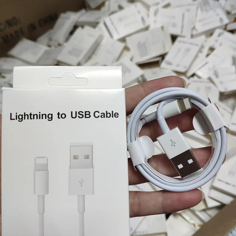  Оптовая продажа Бесплатная доставка MFI iphone зарядное устройство usb-кабель для передачи данных 1 м oem iphone11 кабель 2 а 6/7/8