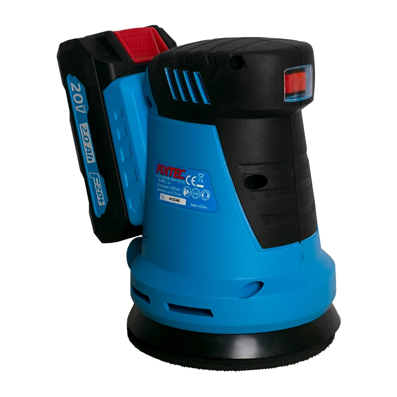 FIXTEC 20V 125MM Orbital Sander Machine Portable Wireless Cordless Random Orbital Sander