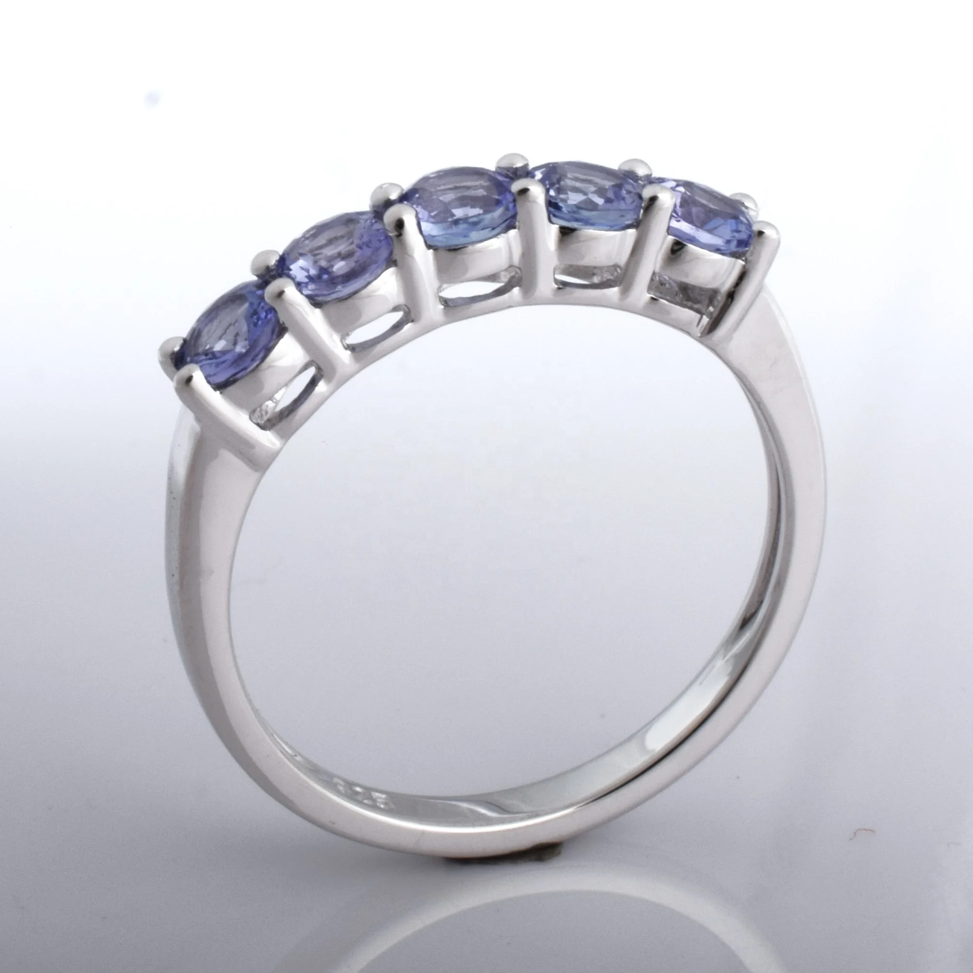 Real Genuine AA Quality Tanzanite Gemstone Design in 925 Silver Ring Latest Jewelry real gemstone jewelry
