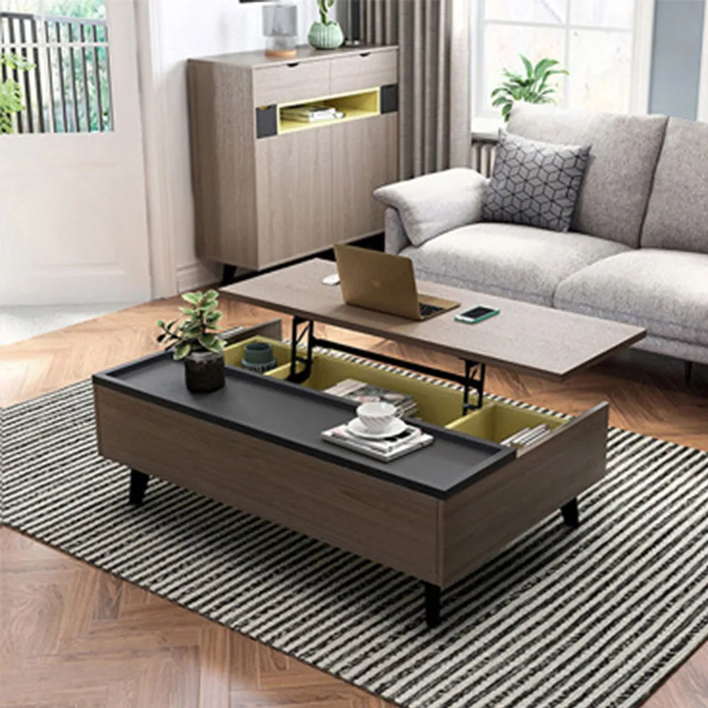 Black coffee tea table lift frame computer table folding lifter desktop support frame accessories furniture hardware