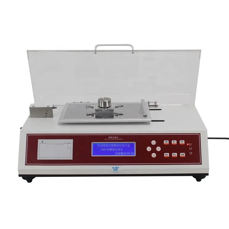 Portable surface roughness testing machine friction coefficient instrument