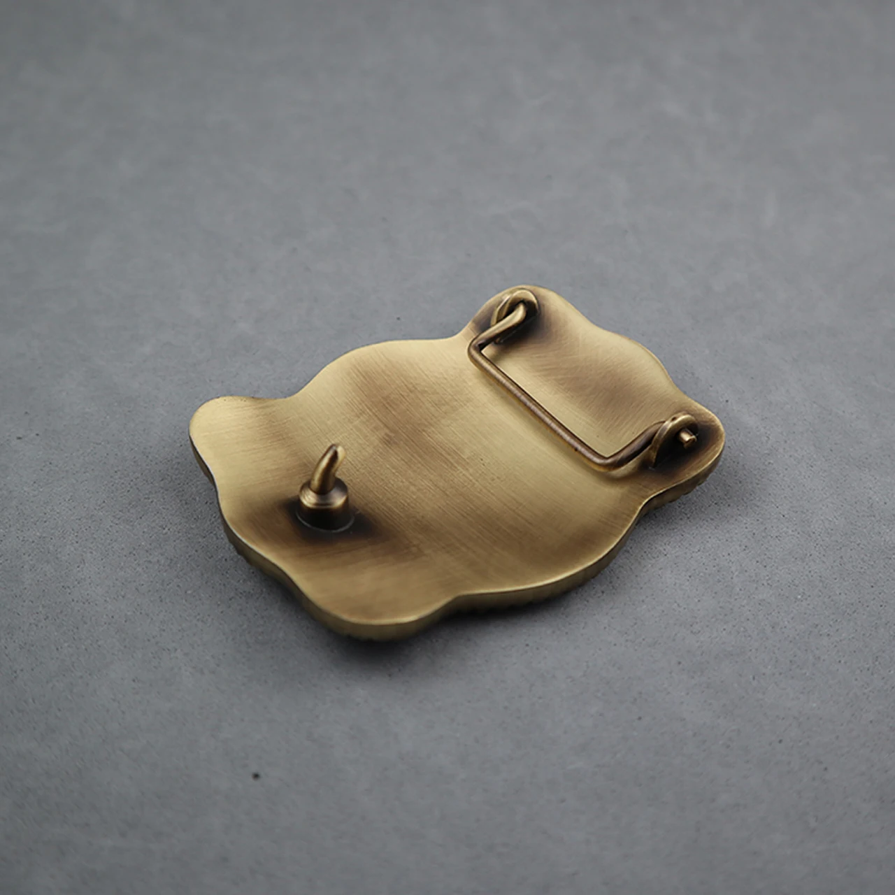 manufacturers Antique brass two colors  plating 3D custom belt buckle The pattern plate buckles