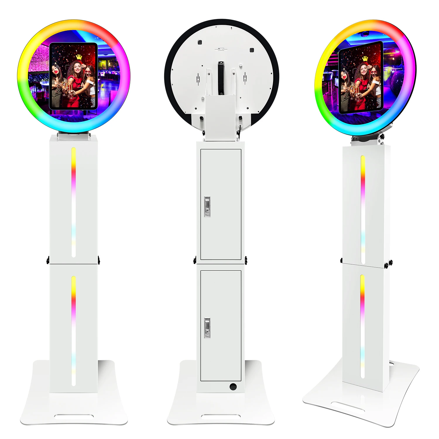 Best Quality iPad photo booth 9.7 10.2 10.5 11 12.9in Selfie Stand iPad Photo Booth Kiosk  Weddings party Photo Booth