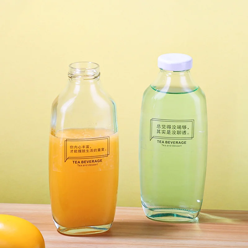 Custom Milk Orange Mango Empty Fruit Drink Juice Bottle 500ml Packaging For Juice
