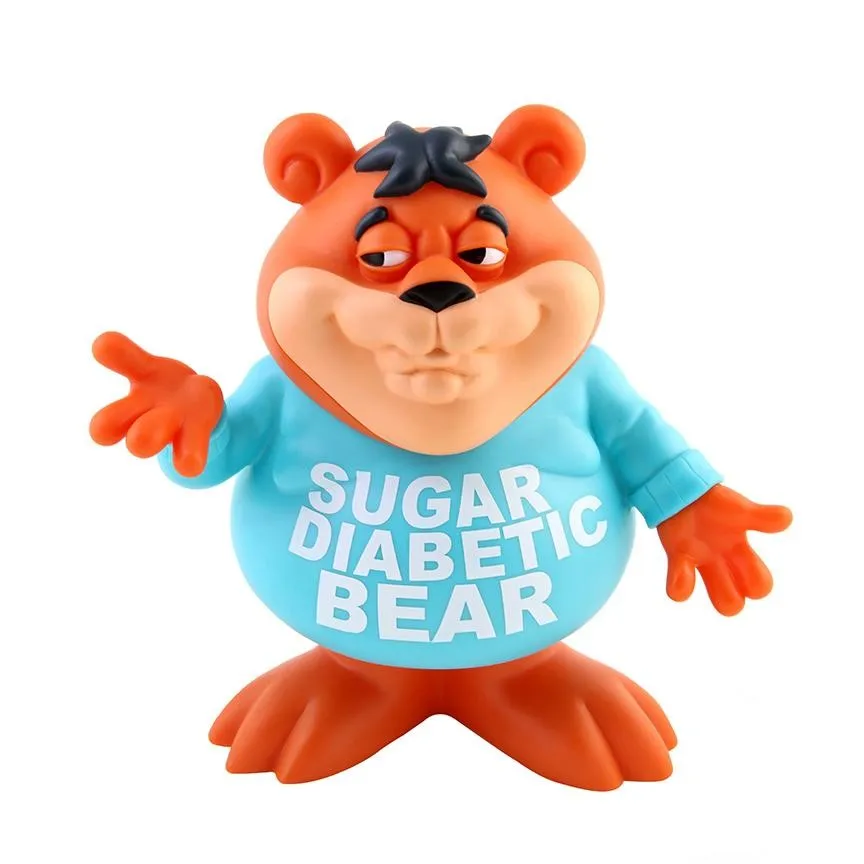 Customized Vinyl Toy Figure OEM Vinyl Art Toy Custom Cool Bear Figurine Designer PVC Toy Manufacturer