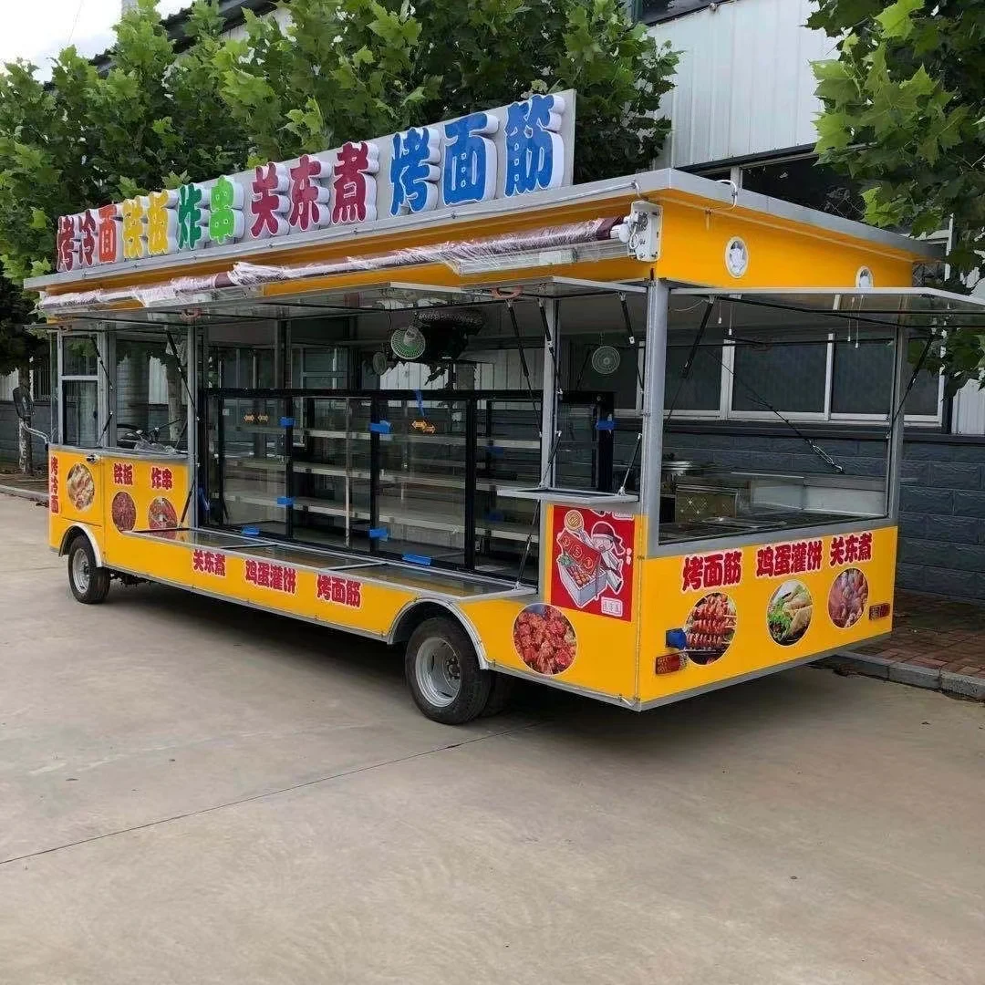 Best Price Mobile Coffee Burger Truck Electric Dining CarFrench Pastry Fast Food Bus Dining Car Kitchen Equipment Complete
