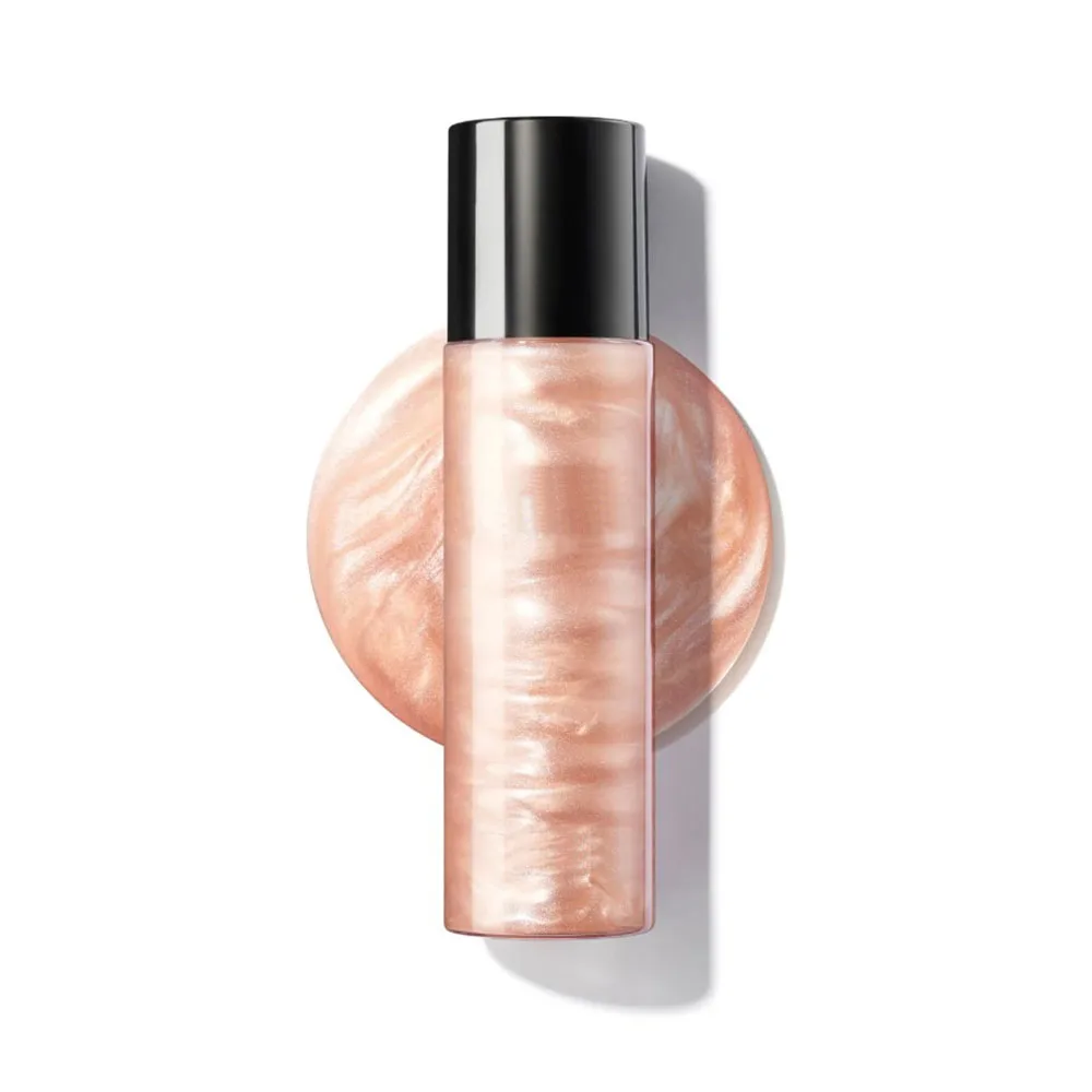 Waterproof Makeup Body Face  Luminizer Bronzer Liquid Highlighter Spray With Private Label