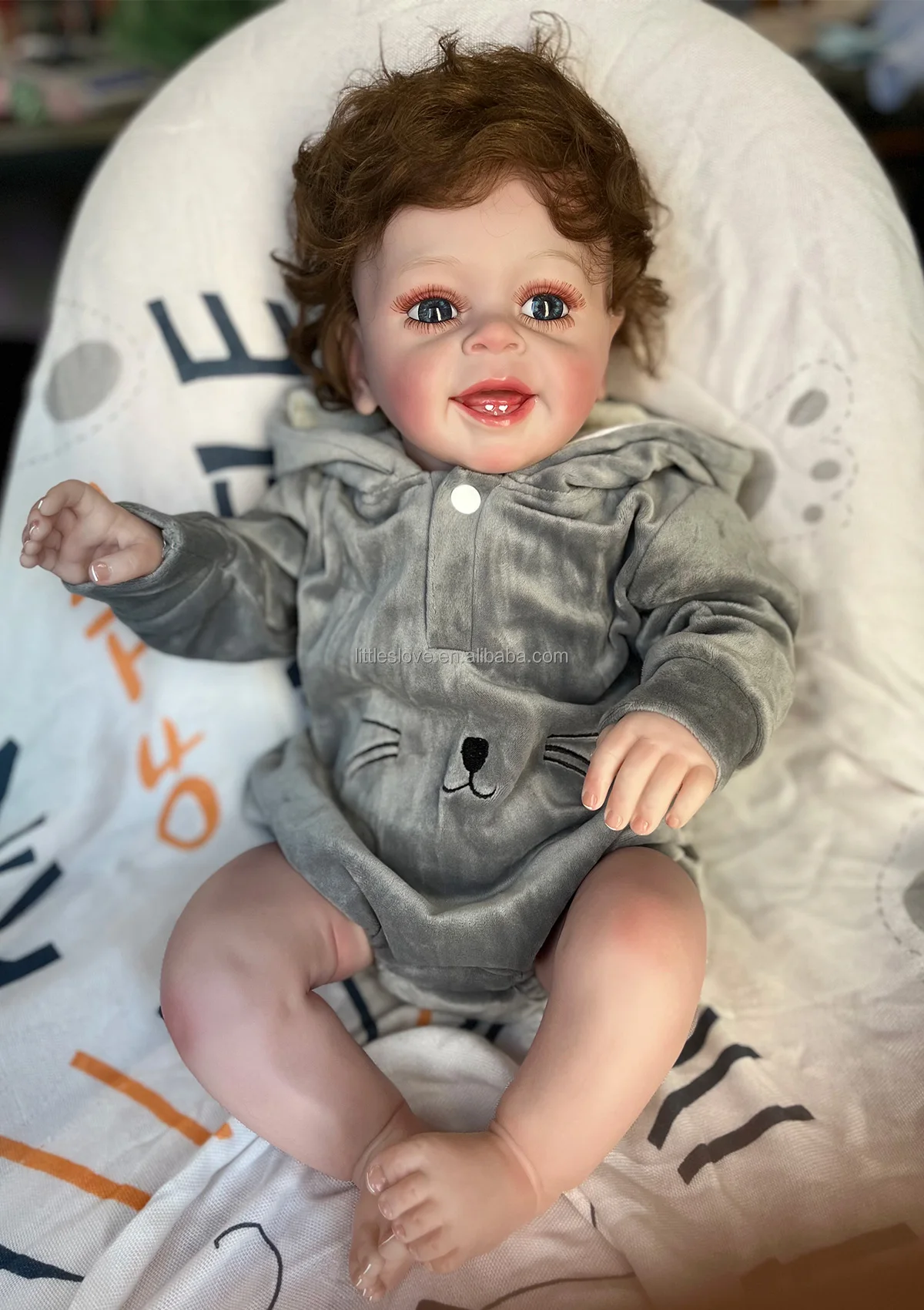 22 Inch Reborn Doll Yannik Weighted Lifelike Reborn Baby Dolls Toddler Realistic Newborn Baby Doll Boy Gift for Kids