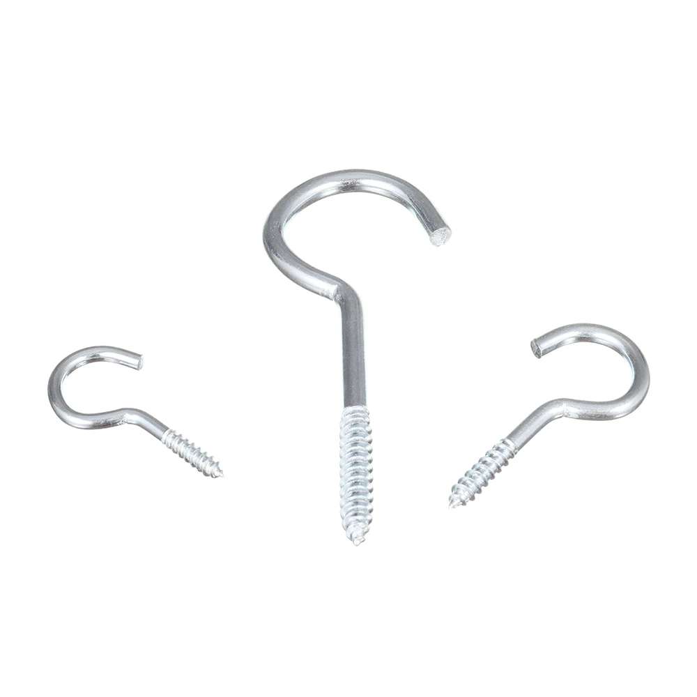 JIS ANSI Certification Black Oxide Zinc Plated 4mm 9mm 12mm Stainless Steel Heavy Duty Cup Hooks Shouldered Screw Hanging Hat