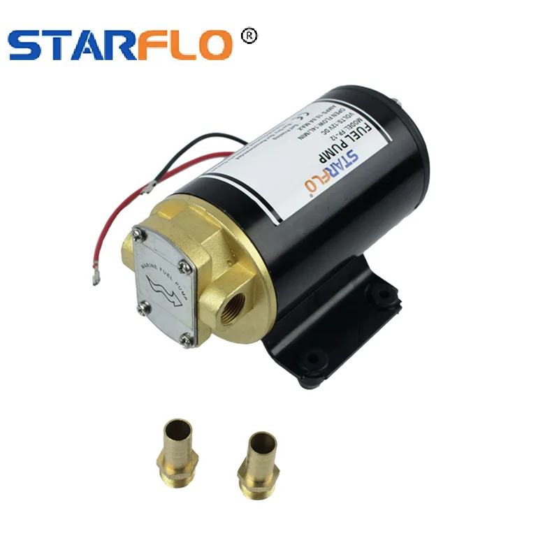 STARFLO 14LPM 12V Electric Micro Diaphragm Water Transfer Engine Lubrication Hydraulic Gear Diesel Oil Pump For Lathe Machine