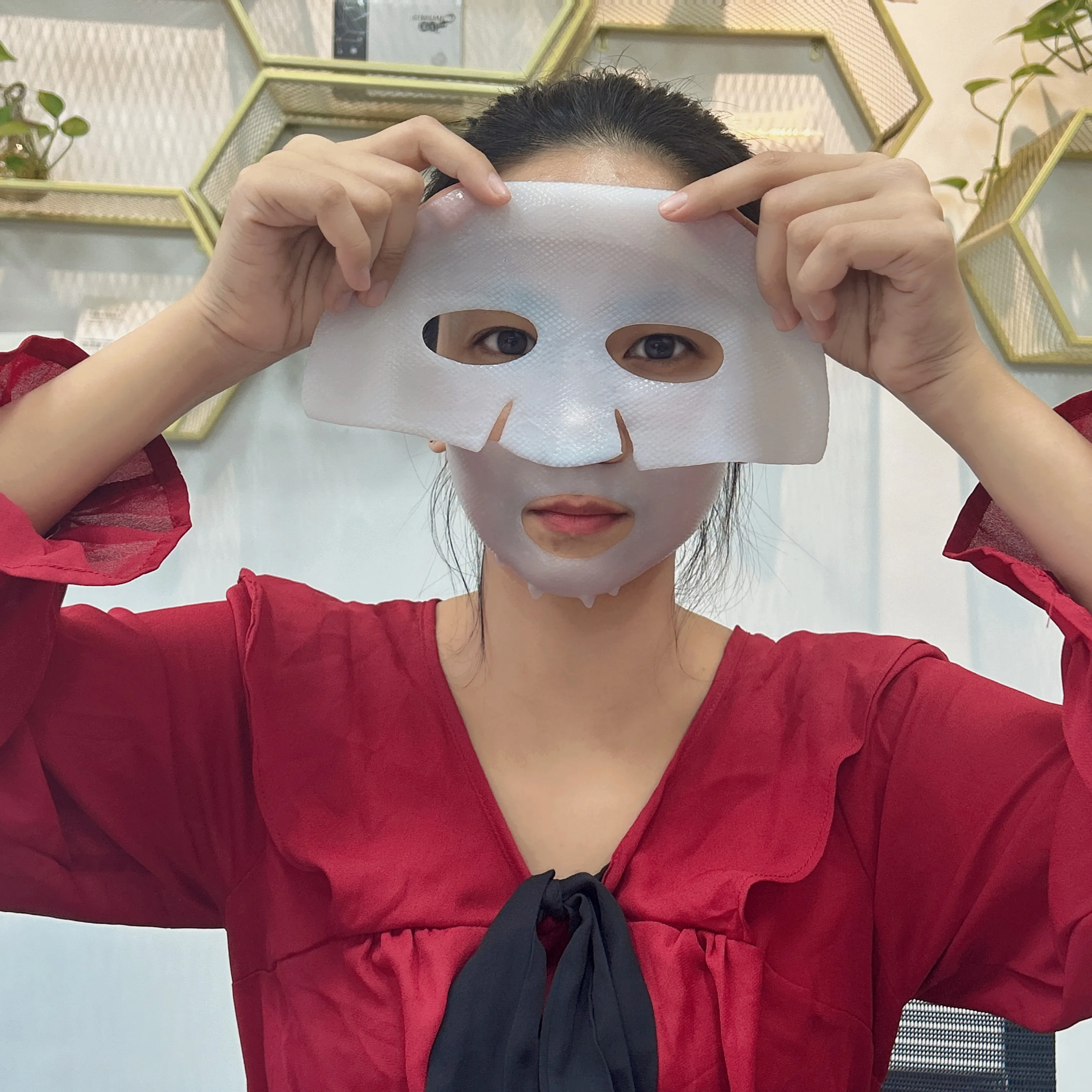 Soluble Oem Beauty Care Film Jelly Facial Spa Mask Collagengold Crystal Bio Collagen Glass Wholesale South Korea Sheet Female