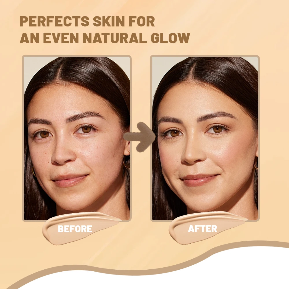 OEM SPF 50+ Color Correcting Cream Full Coverage Liquid Foundation Collagen Face CC Cream Foundation Makeup Waterproof