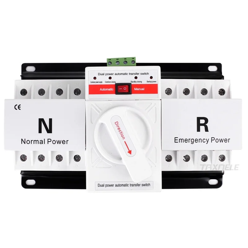 ATS 2P 4P 63A 230V 380V Micro Circuit Breaker Dual Power Automatic transfer switch Auto transfer switch