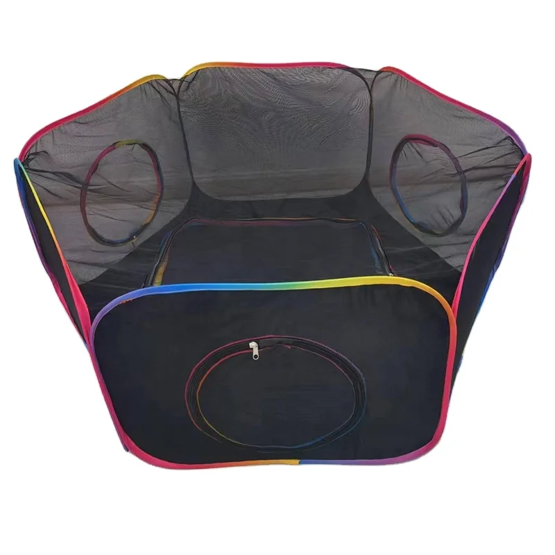 Free Sample Outdoor Pop Up Rabbit Playpen Portable Sun Proofed Cat Tent Pet Exercie Playhouse For Dogs Ferrets Small Pets