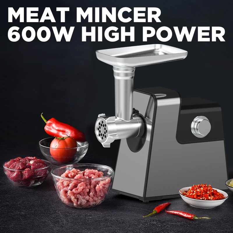 Muti Functional Electric And Low Noise Steel Meat Grinder Vegetable Chopper Slicer Dicer Restaurant Commercial Use
