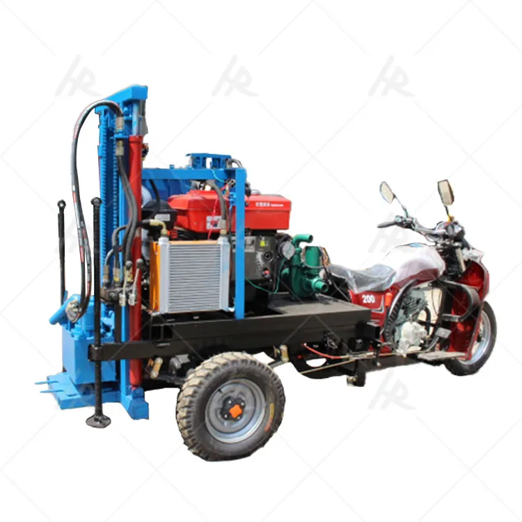 Hongrun Cool 22HP дизельный мотоцикл буровая установка для 150 м хорошая машина