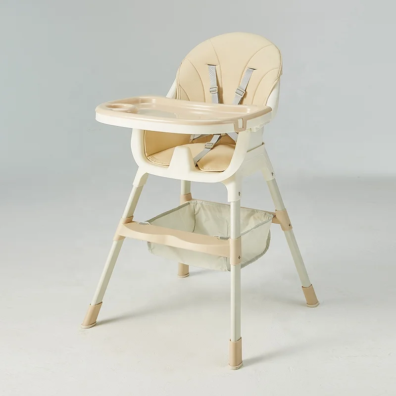 Baby High Feeding Chair Portable Kids Table Foldable Dining Chair Adjustable Height Baby High Chair 2 In 1