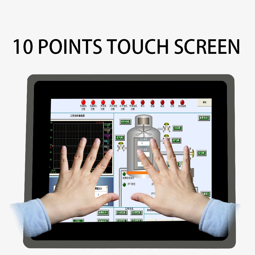 15 Inch Touch Screen Capacitive Embedded Industry PC Compact Industrial Control Computer