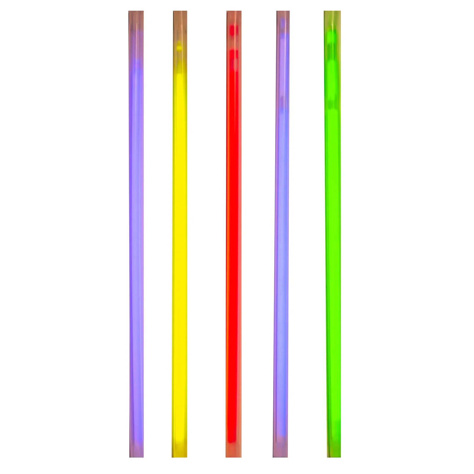Wholesales led glow drinking straw neon glow in the dark straws for drink