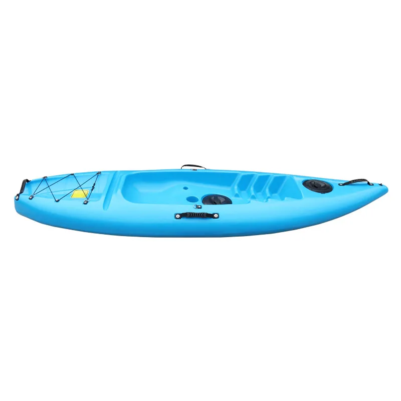 Beyoung single seat kayak cheap for sale 8ft6 one person sit on top plastic fishing canoe/kayak