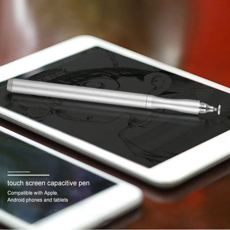 Smart Universal Drawing Writing Pencil Touch Stylus Pen With Fine Tip For Android Ios Capacitive Screen Phone
