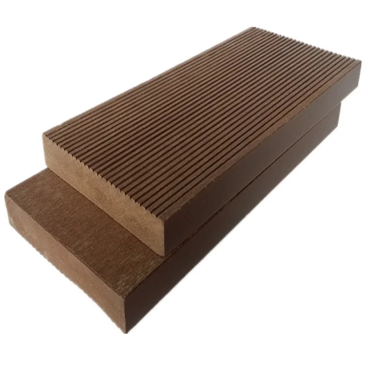 WPC composite outdoor decking terrace flooring solid hard wood board