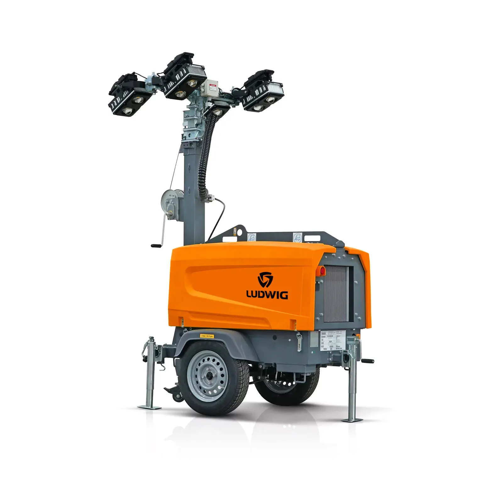 ATLS COPCO Tower Light KUBOATA D1105 двигатель дизельная световая башня