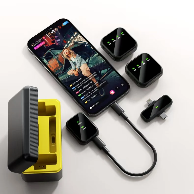 Новый продукт K50 беспроводная камера Lavalier двойной микрофон bluetooth lavalier беспроводной для записи видео на камеру